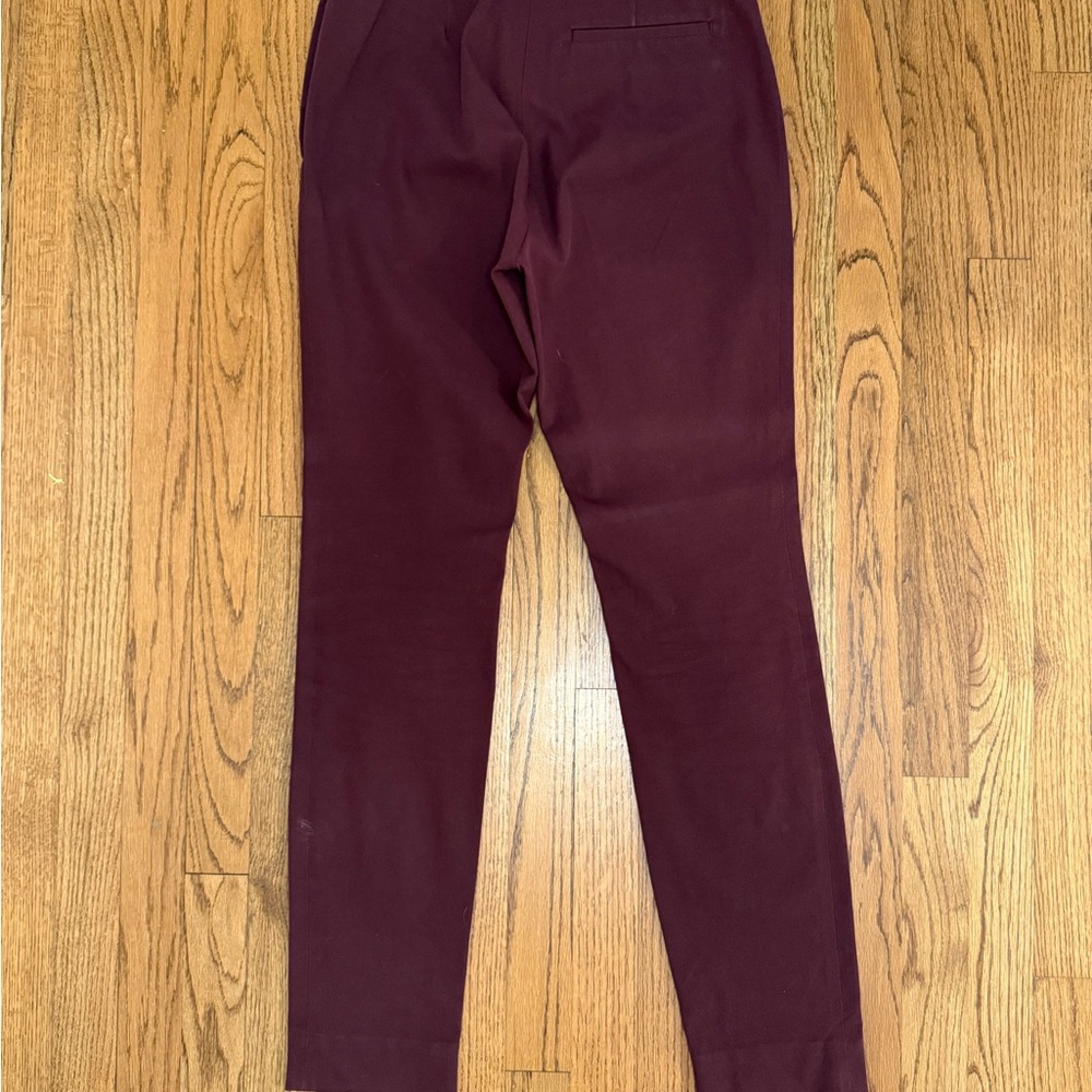 COS Deep Burgundy Trousers